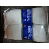Diabetic Socks 1 Dozen Ultra Light Crew / white Sock size 10-13