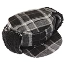 Mens Peaked Winter Thermal Trapper Hat With Quilted Inner Lining