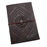 Indra A4 Stitched and Embossed Stoned Leather Journal 205 x 300 mm