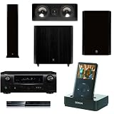 51srTZz72KL. SL160  Boston Acoustics CS 226 Floorstanding Speaker & CS 225C Center Channel Speaker & CS 23 Bookshelf Speaker & CS Sub10 Subwoofer & Denon AVR 1910 Independent Zone Home Theater Receiver & Denon ASD 11R iPod® and iPhone Control Dock for Denon Components and Systems & Samsung Blu Ray Disc Player w/Netflix Streaming Capabilities   BDP1600 Bundle
