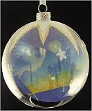 Artist Abbi Brown Peace Dove Glass Ball Christmas Ornament 3.5