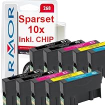 10 x Patronen für Epson T0894 (4xBlack,2xC,2xM,2xY) Perfekte Qualität Armor Druckerpatronen kompatibel für T0894