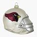 Arizona Cardinals 3 Football Helmet Glass Ornament (Set of 2)