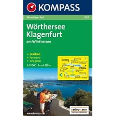 W�rthersee, Klagenfurt: Wander- und Bikekarte. Mit Panorama. GPS-genau. 1:25.000