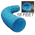 18' Dog Agility Tunnel Open Obedience Training Equipment