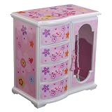 "Kelly" Mele & Co. Girl's Musical Ballerina Jewelry Box in Plastic