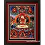 Framed Bhuddhist Art Poster Tibet Sitasamvara Mandala Print