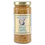 SPICE SELECT GARLIC MINCED READY TO USE SPICE SALT FREE 96 CHOPPED CLOVES 8 OZ JAR