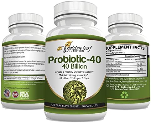 Probiotic-40, Create a Healthy Digestive System and Maintain Strong Immunity with our 40 Billion Proprietary Blend of Probiotic Bacteria.