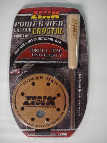 Zink Calls Power Hen Crystal Pot Turkey Call Hunting Avian