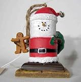 S'mores Gingerbread Santa Christmas Ornament