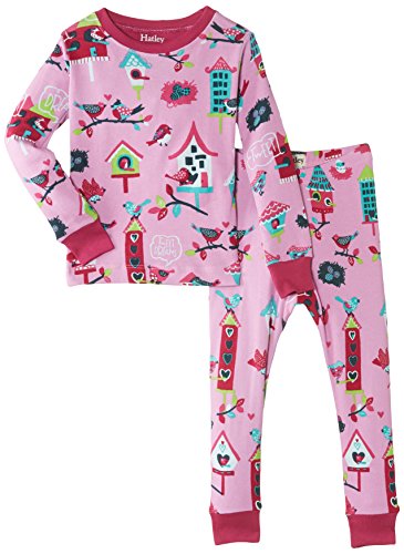 Hatley Little Girls' Birds Pajama Set