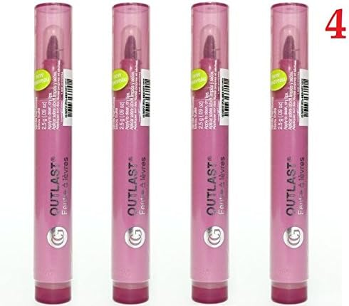 (Pack of 4) - Covergirl outlast lipstain, 405 Berry smooch, 0.09-Ounce