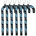 Caronlina Panthers Candy Cane Ornament Set