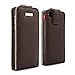 Proporta 12298 Protective Leather Case with Aluminum Lining for iPhone 5 - 1 Pack - Retail Packaging - Brown
