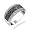 3/4 CT Black & White Diamond Ring In Size 6.5 (Available In Sizes 5 - 10)