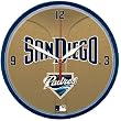 San Diego Padres MLB Round Wall Clock
