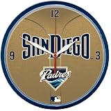San Diego Padres MLB Round Wall Clock by Wincraft