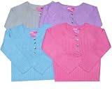 Little Girls' Sweater with Rhinestone Buttons