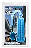 Pipedream Products In The Navy Silicone Pump, Blue
