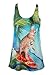 Sidecca Tropical Kitty Cat Surfing Cat Pizza Tank