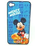 Mickey Mouse iPhone cas 4/4s - coquille dure - couverture bleue