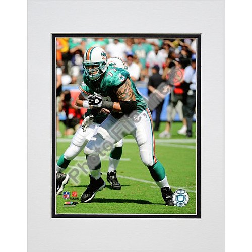 Photo File Miami Dolphins Jake Long Matted Photo
