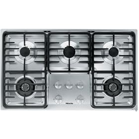 Miele : KM3475LP 36in Stainless Steel Gas Cooktop