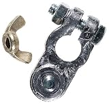 Ancor 260200 Marine Grade Electrical Lead Battery Terminals (Positive, 3/8 Wing Nut)