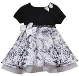 New Ivory Black French Toile Dress ~ 12M Remaining ~ Immediate Shipment for Christmas