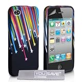 Yousave Accessories AP-GA01-Z542 Coque en gel silicone avec Protecteur �cran pour iPhone 4 / 4Spar Yousave Accessories