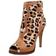 BCBGirls Women's Wartol2 Peep Toe Bootie