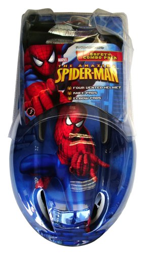 Spiderman Child Helmet and Pads Combo Pack Combo