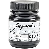 Jacquard Products Jacquard Textile Color Fabric Paint, 2.25-Ounce, Black