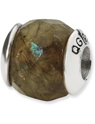 Sterling Silver Reflections Labradorite Stone Bead