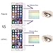 Pajuva iPhone SE/5S/5 Screen Protector Tempered Glass HD Anti Blue Light Protect Eyesight (Anti Blue Light - Clear)