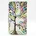 Note 3 Case, Galaxy Note 3 Wallet Case, M-Zebra Note 3 Wallet Case [Wallet Function] Flip Cover Leather Case for Samsung Galaxy Note 3, with Screen Protectors+Stylus (Colorful Tree 1)