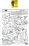 Figure Guide Sheet #210189 for 1965 Lakeside Toys GI Joe Electric Drawing Set