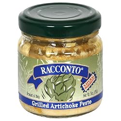 Racconto Grilled Artichoke Pesto, 3-Ounce Glass Jars (Pack of 6)