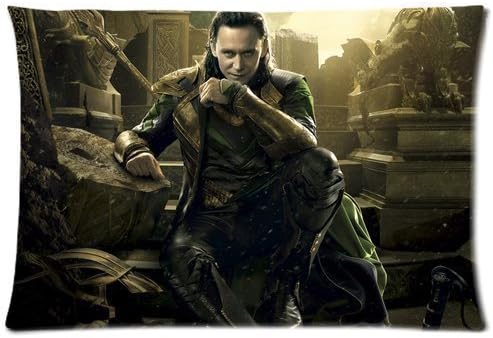 Every New Day Superhero Series Thor Loki Unique Custom Zippered Pillow Cases 20x30 inches(50x76cm) (Two sides) by Pillow Thor