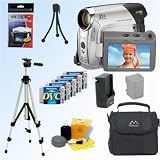 Canon ZR850 MiniDV Camcorder + Deluxe Accessory Kit