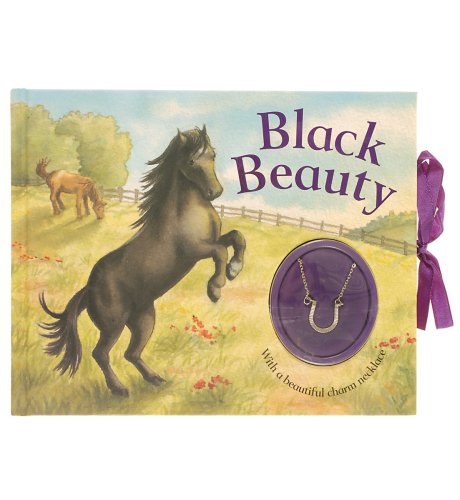 Black Beauty Book & Charm Necklace