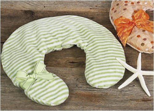 Royal Palm Coconut Lime Neck Pillow - Colorful Dots