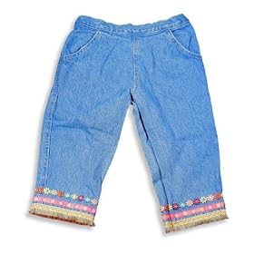 Click here to buy Mulberribush - Toddler Girls Denim Pant, Blue by Mulberribush.