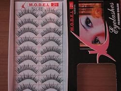 MODEL 21 Lashes High End fake No. 48 Eyelashes 10 Pairs
