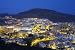 Los Cristianos at Night. Canary Island Tenerife, Spain - 48"W x 32"H - Peel and Stick Wall Decal by Wallmonkeys