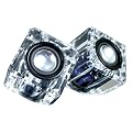 iSound Ice Crystal Clear Compact Speakers - Clear (DGUN-094)