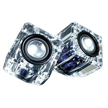 iSound Ice Crystal Clear Compact Speakers - Clear (DGUN-094)