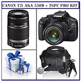 Canon EOS Rebel T2i (aka 550D) 18 MP CMOS APS-C Digital SLR Camera w/ Canon ....