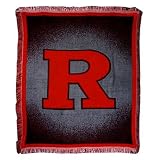 Rutgers Scarlet Knights NCAA Triple Woven Jacquard Throw (019 Focus) (48x60